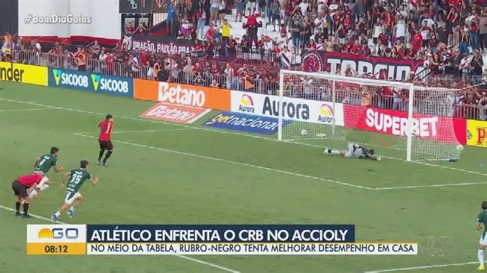 O Atlético Goianiense recebe o CRB no Estádio Antônio Accioly em mais um compromisso pela Série B do Campeonato Brasileiro.