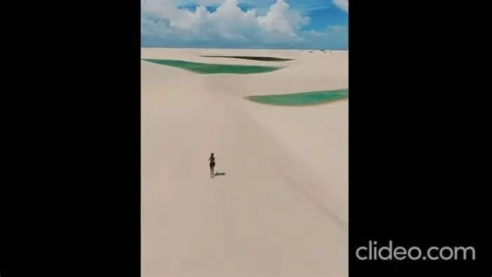 Ana Paula Siebert, de 38 anos, está desfrutando de uma viagem sem o maridão, Roberto Justus, de 71, pelos Lençóis Maranhenses ...