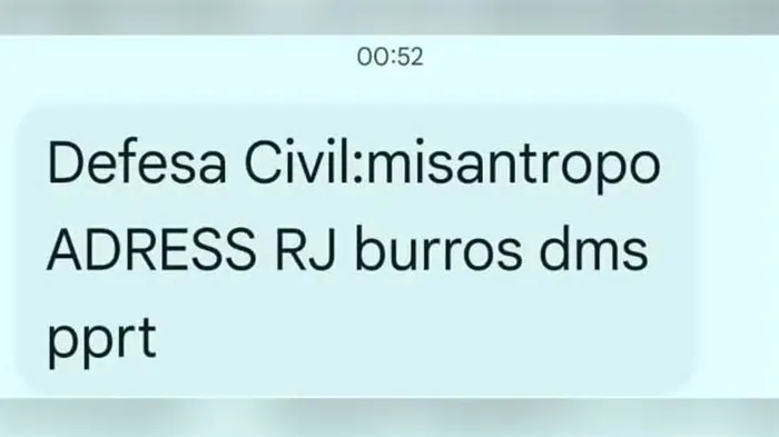 A Defesa Civil de Santa Catarina informou que o envio de alertas climáticos para a população do Estado permanece suspenso ...