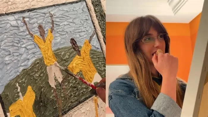 Artista de SC pinta quadros na Copa e volta a viralizar após acertar gols, escalação e a classificação do Brasil em mais uma ...