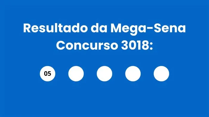 Resultado: Acumulou. Nenhuma aposta acertou as seis dezenas do concurso 3018, sorteado neste domingo (14) às 11h, no Espaço ...