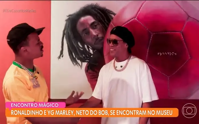 O rolê aconteceu durante a exposição Football is Freedom (Futebol é Liberdade, na tradução), um tributo a Bob Marley e ao ...