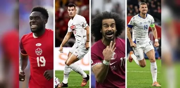 Sem campeões mundiais, o Grupo B da Copa 2026 abre espaço para surpresas; veja forças e destaques de Suíça, Canadá, Catar e ...