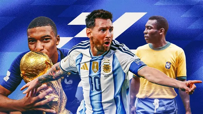 A GOAL apresenta o ranking dos 10 melhores jogadores da história da Copa do Mundo, incluindo Lionel Messi, Pelé, Kylian ...