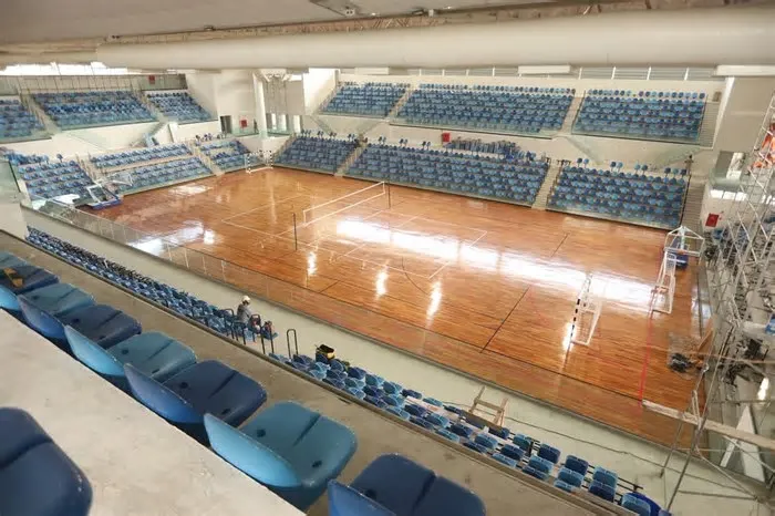 O prefeito de Niterói, Rodrigo Neves, vistoriou, naa quarta-feira (3), as obras da Arena Niterói, novo equipamento multiuso ...