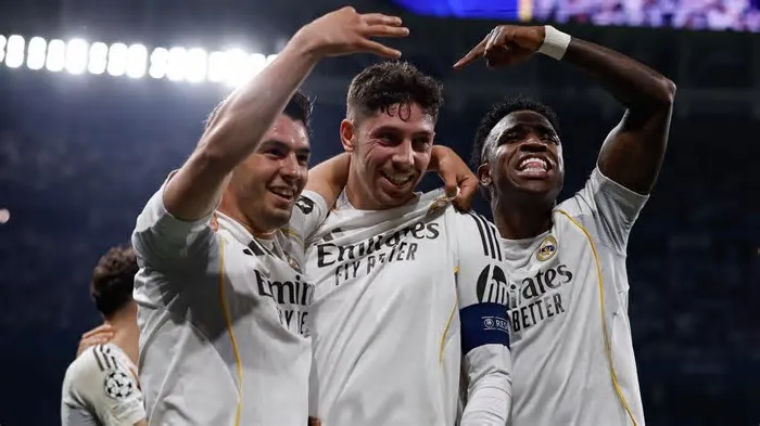 Federico Valverde (Real Madrid) venceu a votação dos adeptos para o melhor golo da UEFA Champions League 2025/26.