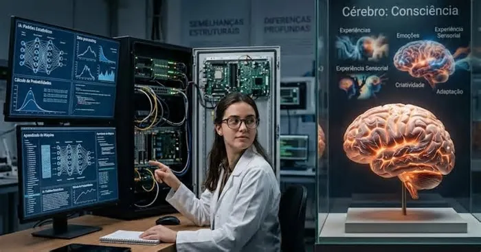 Apesar das semelhanças estruturais, a inteligência artificial e o cérebro humano aprendem de formas profundamente diferentes ...