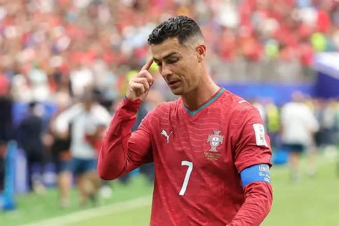 Cristiano Ronaldo tem atuação apagada no empate de Portugal em 1 a 1 com a RD Congo na Copa do Mundo — Foto: Alex Slitz / ...