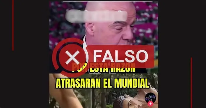Un video viral asegura que Gianni Infantino anunció la cancelación de los partidos del Mundial 2026 en México por las ...