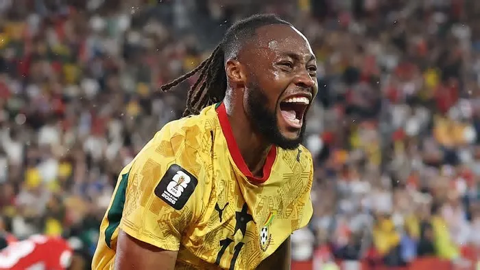 Antoine Semenyo foi eleito o Melhor Jogador da Partida pela FIFA após ajudar Gana a garantir uma vitória dramática no final ...