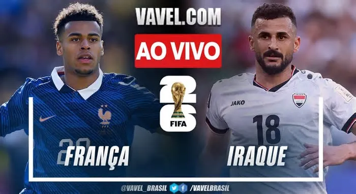 Minuto a minuto do jogo França x Iraque ao vivo pela rodada dois do grupo I na Copa do Mundo da FIFA de 2026 no dia 22 de ...