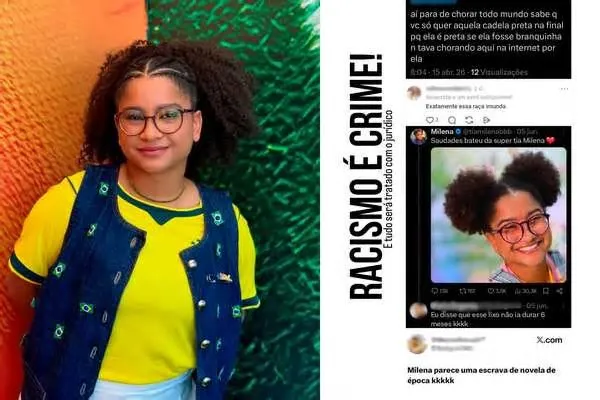 Ex-BBB Milena registra BO após receber mensagens racistas: 'Silêncio nunca mudou a história' ...