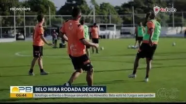 Bom Dia Paraíba. Botafogo-PB enfrenta o Brusque amanhã, no Almeidão, pela 12ª rodada da Série C 2026 ...