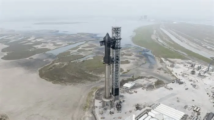 Um foguete Starship da SpaceX abortou de última hora antes da decolagem para seu 13º teste de voo no Texas, nesta ...